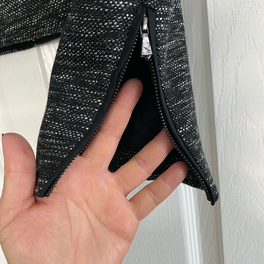 Anne Klein Black and White Tweed Blazer - Picture 9 of 10